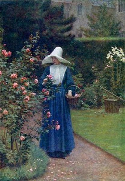 Edmund Blair Leighton The roses' day France oil painting art